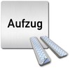 Türschilder24 XXL Door Sign, 125 x 125 mm, Lift, Lift,