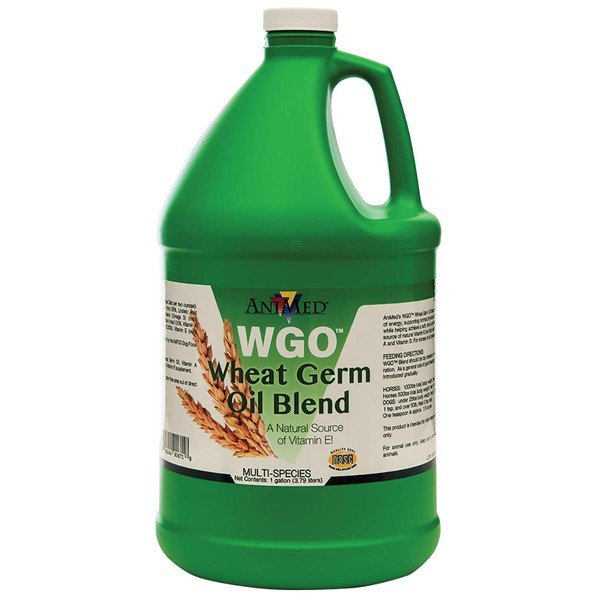 AniMed WGO Wheat Germ Oil Blend For Horses and Dogs (1 Gallon Bottle)