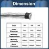 X AUTOHAUX AN4 Fuel Line Kit 10ft Vacuum Hose Automotive