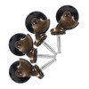 LALAFINA 4pcs Directional Silent Castor Wheels for Office Chair Rotation