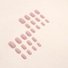 YOGOTI Nail Tips, 24 Pieces, Short, Gel Nails, Nail Stickers,