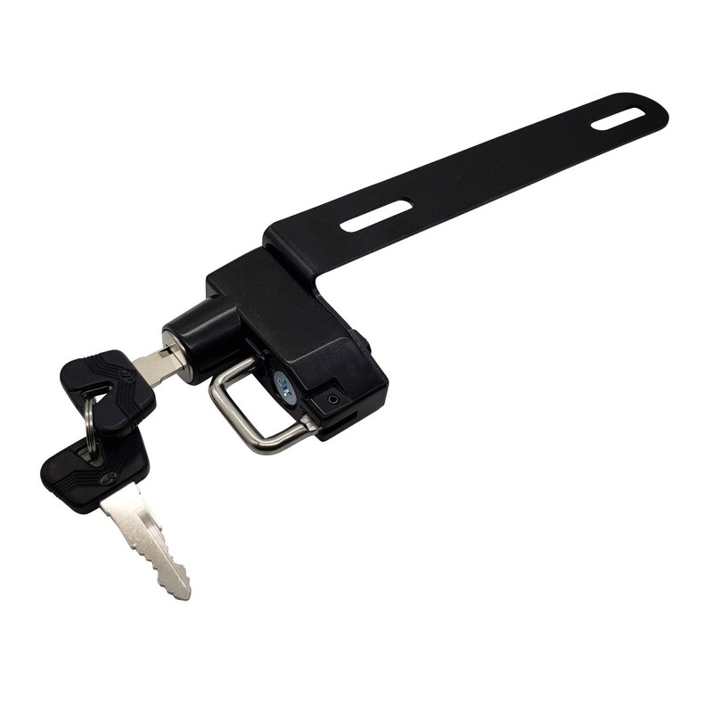 VEROCITY Helmet Lock, Universal Number Attachment Section, Helmet Holder, Black