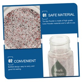 jojofuny Bottles of Dyeing Powder for Tie-dye Projects Pigment for Clothing Hats and Crafts for Boy Girl and Adults