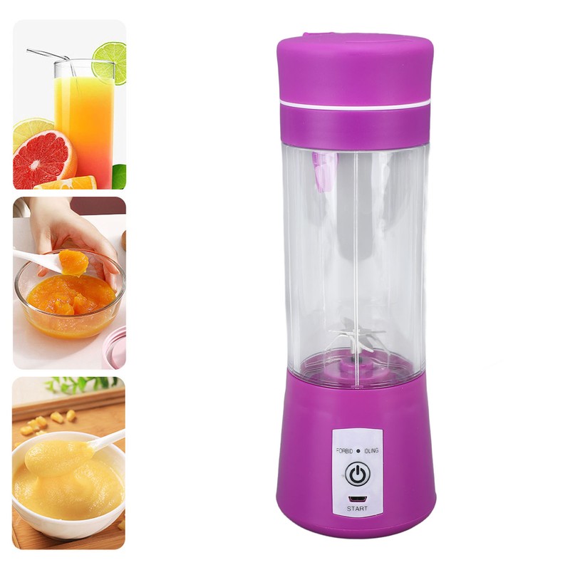 Portable Blender ABS 380ml Rechargeable Mini Juicer Cup Handheld Fruit