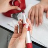 FOMIYES Nail Drill Dust Cover 10 Pcs Drill Dust Caps