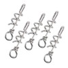 5 Pcs Bird Parrots Foot Ring Buckle Stainless Steel Foot