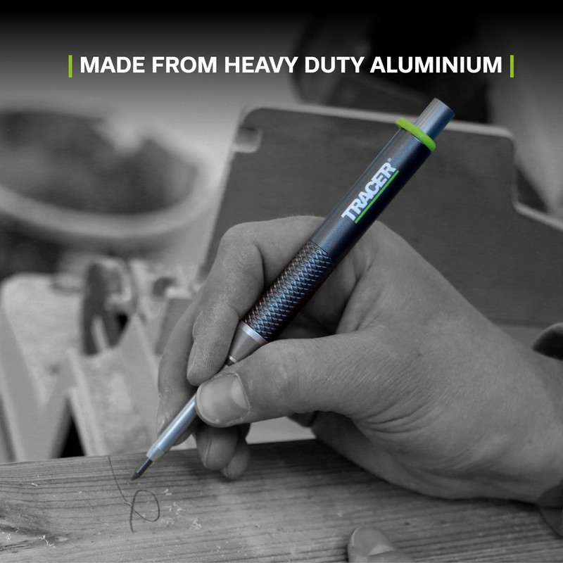 Tracer Pro Series Aluminium Deep Hole Construction Pencil with 6