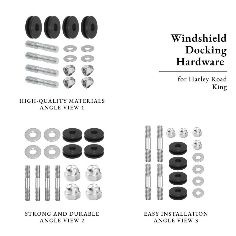 AC-MTORC Windshield Docking Hardware Kit for Harley Road King Custom
