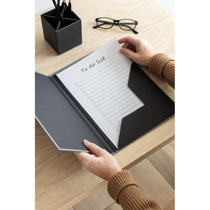 Bigso Paulina A4 Folder with Elastic Band - Portfolio Folder