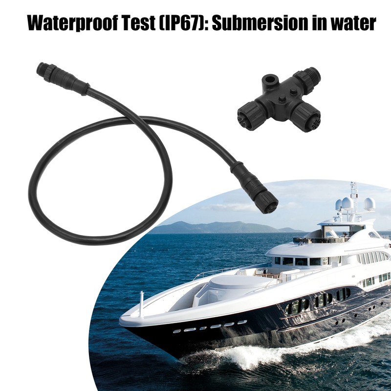 For NMEA 2000 Drop Backbone Cable with T‑Connector 5 Pin