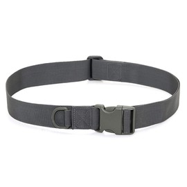 Dooppa Nylon Adjustable Military Style Tactical Belt (Grey)