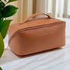 Large Capacity Travel Makeup Bag, Waterproof Cosmetic Organizer with Divider,