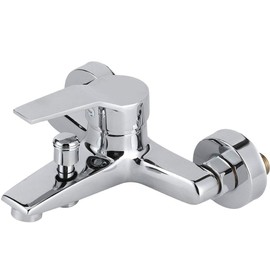 HOHXFYP Shower Faucet Robinet Bain, G1/2in Durable and Wear Resistant Copper Bathtub Faucet,Wall Mounted Bathtub Faucets Bathroom Faucet with Handle