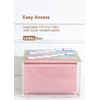 SortRax Legal Size Hanging File Folders, Sturdy Plastic, Pastel, 12-Pack