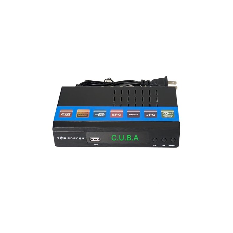 Cajita decodificadora para la Television Digital de Cuba TOP-ENERGY