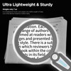HUIBOER 45X Magnifying Glass with Light for Reading – Large