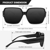 Polarized Fit Over Glasses Sunglasses for Women Men GST511-P-01-09