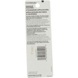 CoverGirl Makeup Masters Eyeshadow Applicators 3 ea (Pack of 4)