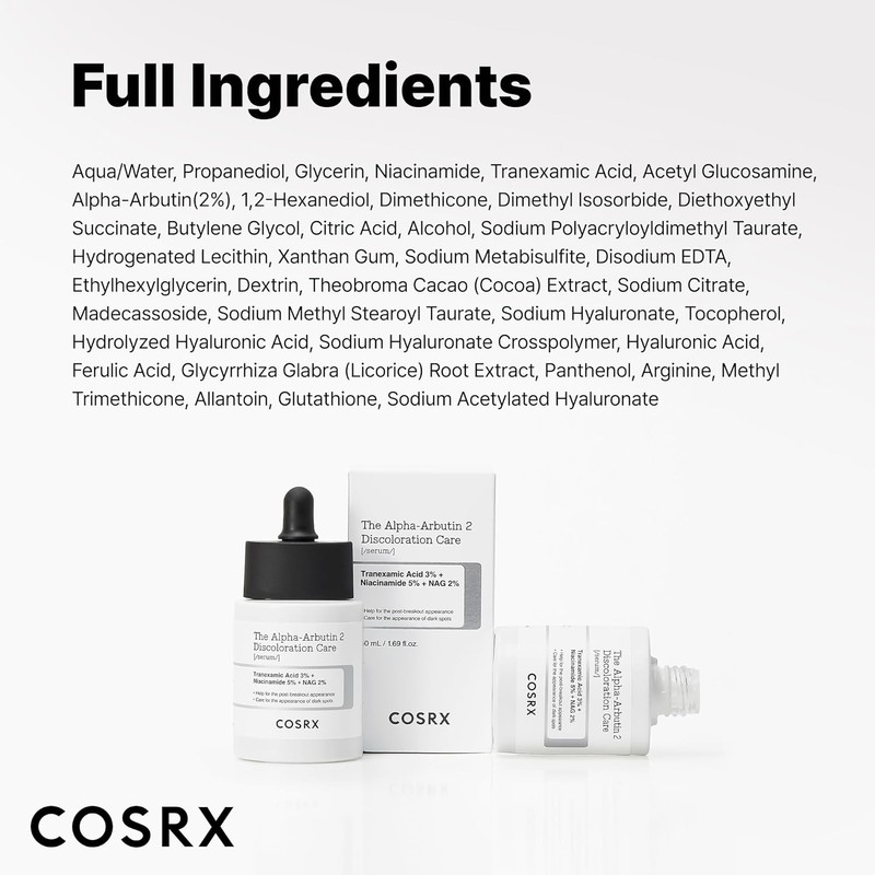 COSRX [COSRX]The Alpha-Arbutin 2 Discoloration Care Serum 50ml