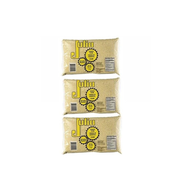Farinha de Mandioca Brasileira Torrada Julia 1kg | Pack of