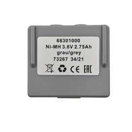 HQCXWCCJJD 《1 Pack》68301000 3.6V 2.75Ah Ni-MH Battery Compatible with Hetronic 68300900 for HETRONIC Remote Control,Rechargeable