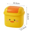 Mini Trash Can,Desktop Waste Bin,Mini Desk Trash Can,Flip Countertop Garbage