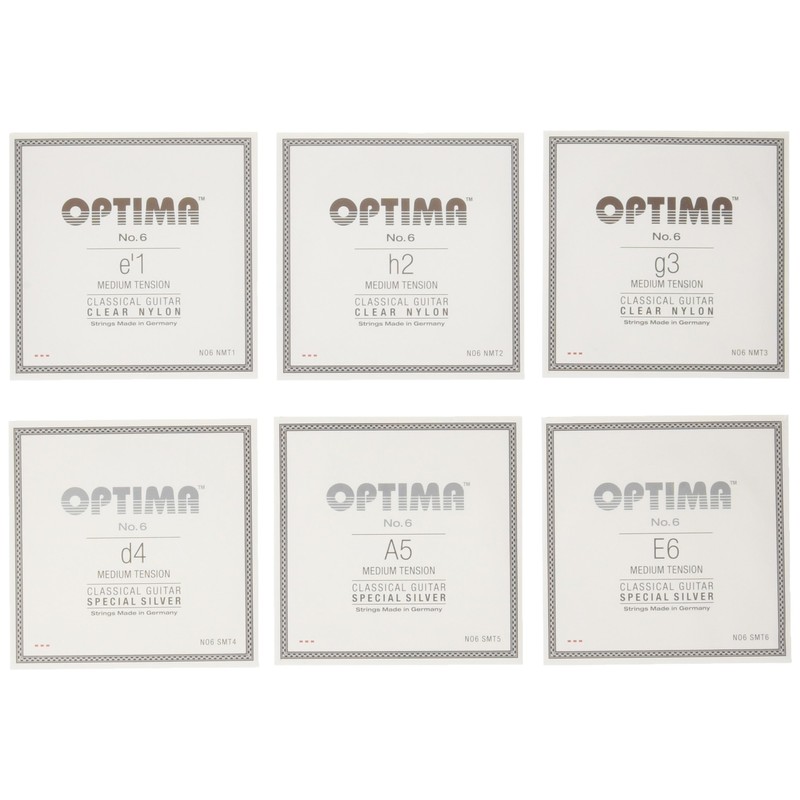 Classical guitar strings set No. 6 Special Silver Nylon medium