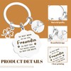 Kabwea Friendship Keychain and Envelopes, Gifts for Lovers and Friends,