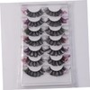 FOMIYES Lash Extensions 7 Pairs of Women's False Eyelashes Lash