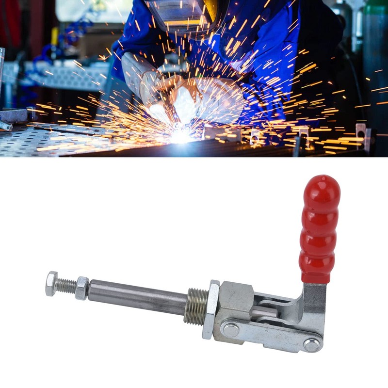 Push Pull Fixture Clamp 701lb Holding Capacity and 180° Handle