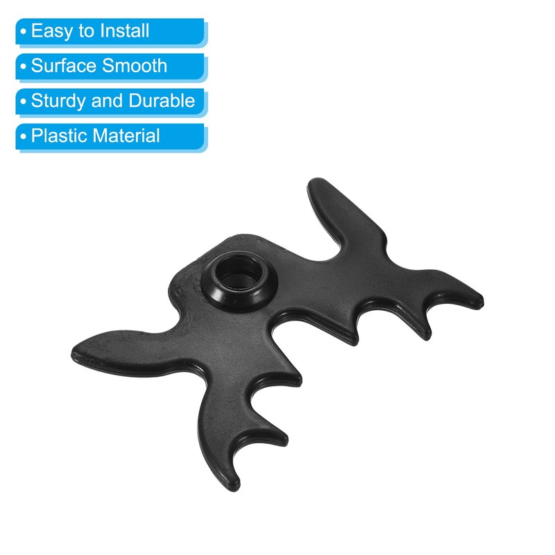 PATIKIL Billiard Bridge Head, 2 Pack Plastic Pool Billiard Cue