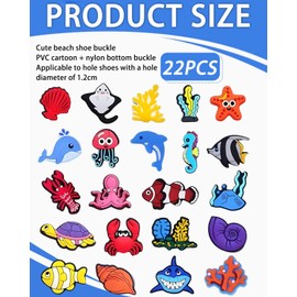 TPZORJX Pack of 22 Shoe Charms, Crocs Pins for Children, Crocs Pins Shoe Badges, Cartoon Shoe Decoration, Crocs Plugs, Jibbitz Crocs, PVC Shoe Charms, for Children, Boys, Girls, Adults