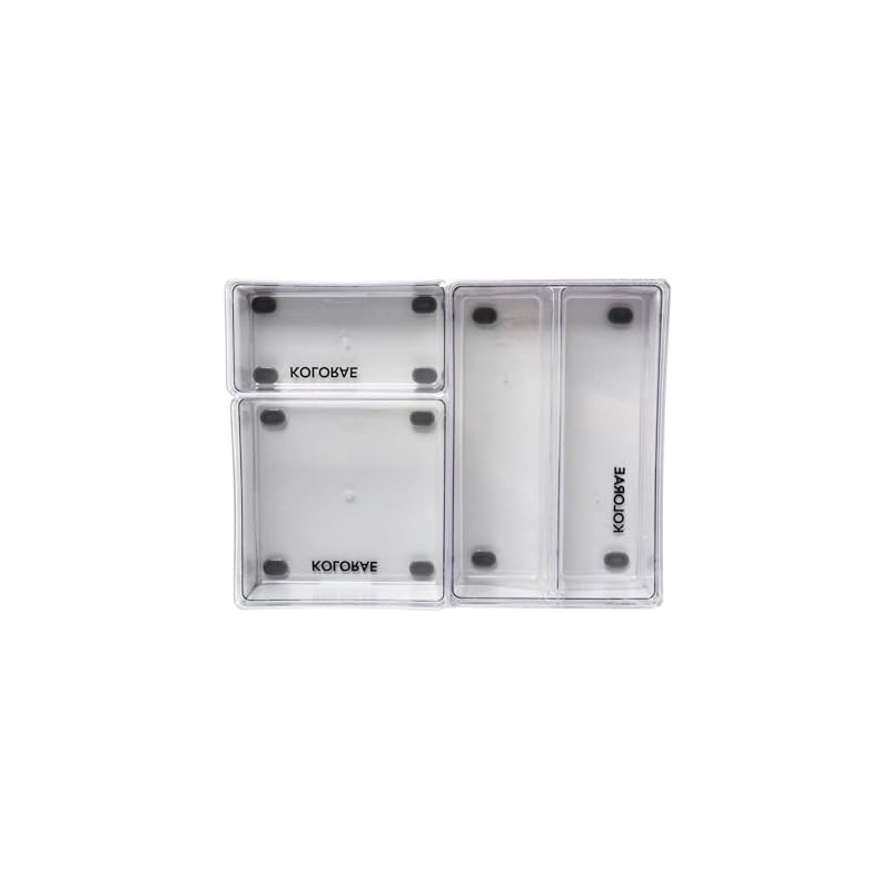 KOLORAE 3 Divider Organizer Set – No-Slip Feet, BPA-Free, Versatile