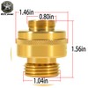 34HF Vacuum Breaker for Woodford Outdoor Faucets, 3/4" Female Hose