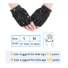 Children's Half Finger Gloves MTB Cycling Gloves Breathable Non-Slip Gloves