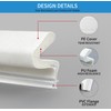 26FT Weather Stripping Door Seal,V-Shaped Q Foam,Door Weather Stripping,Door Seal