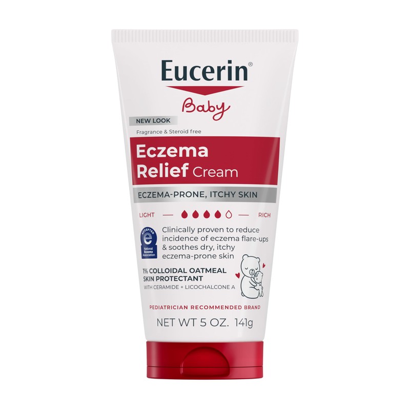 Crema de alivio corporal Eucerin bebé eccema, 5 onzas