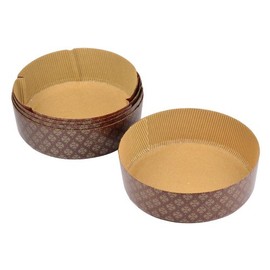 パール金属 EEスイーツ 紙製 デコレーション ケーキ 焼型 19cm 5枚入 D-4584