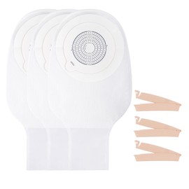 Pack of 10 Colostomy Bags Ostomy Accessories One Piece Empty for Ileostomy Ostomy Care Cut to Size
