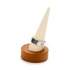 Oirlv Wooden Ring Organiser Stand Ring Display Holder Ring Storage