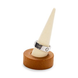 Oirlv Wooden Ring Organiser Stand Ring Display Holder Ring Storage Stand for Ring Display and Organiser