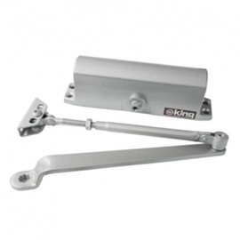 KING Door Closer - Adjustable Speed & Closing Force for Fire Doors Lock