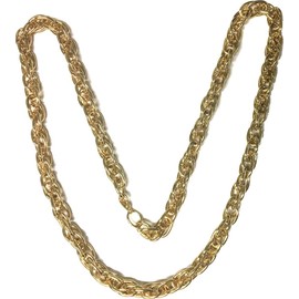 Rubie's Costume Old School Cable Chain - Costume Accessory ,Gold , 0