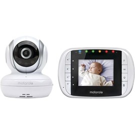 Motorola MBP33S, Video Baby Monitor, Two-Way Audio