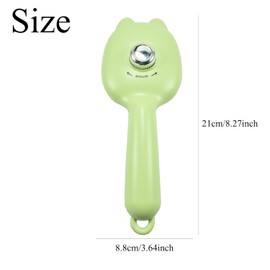 MAEELOU Self-Cleaning Dog Brush for Small Breeds - Adjustable Bristle Grooming Tool for Puppies, Yorkies, Shih Tzus, Maltipoos & Malteses (Green)