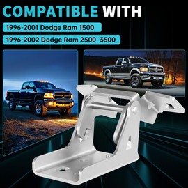 ECOTRIC Front Lower Door Hinge Assembly Compatible with 1996-2002 Dodge Ram 1500 2500 3500 Driver or Passenger Side Replacement for 55275464AC