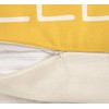 4TH Emotion Hello Sunshine Pillow Cover Farmhouse Yellow Lumbar Pillow