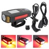 USB Bicycle Flashlight LED Computer Horn Light Bike Front Light