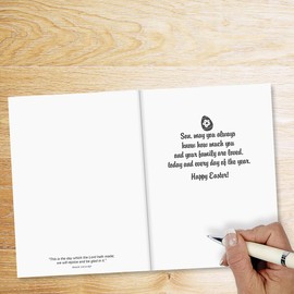 Current For a Wonderful Son Religious Easter Greeting Card - Single Card, Envelope Included, Sentiment, Scripture