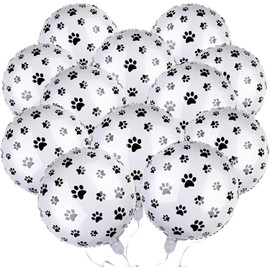 Dschungel Luftballon, 12pcs Hund Pfote Folienballon, Luftballon Tiere, Dschungel Folienballon, Tierdruck Folien Ballons, Gepard Ballons, Folienballons Waldtiere, Waldtiere Geburtstag Deko